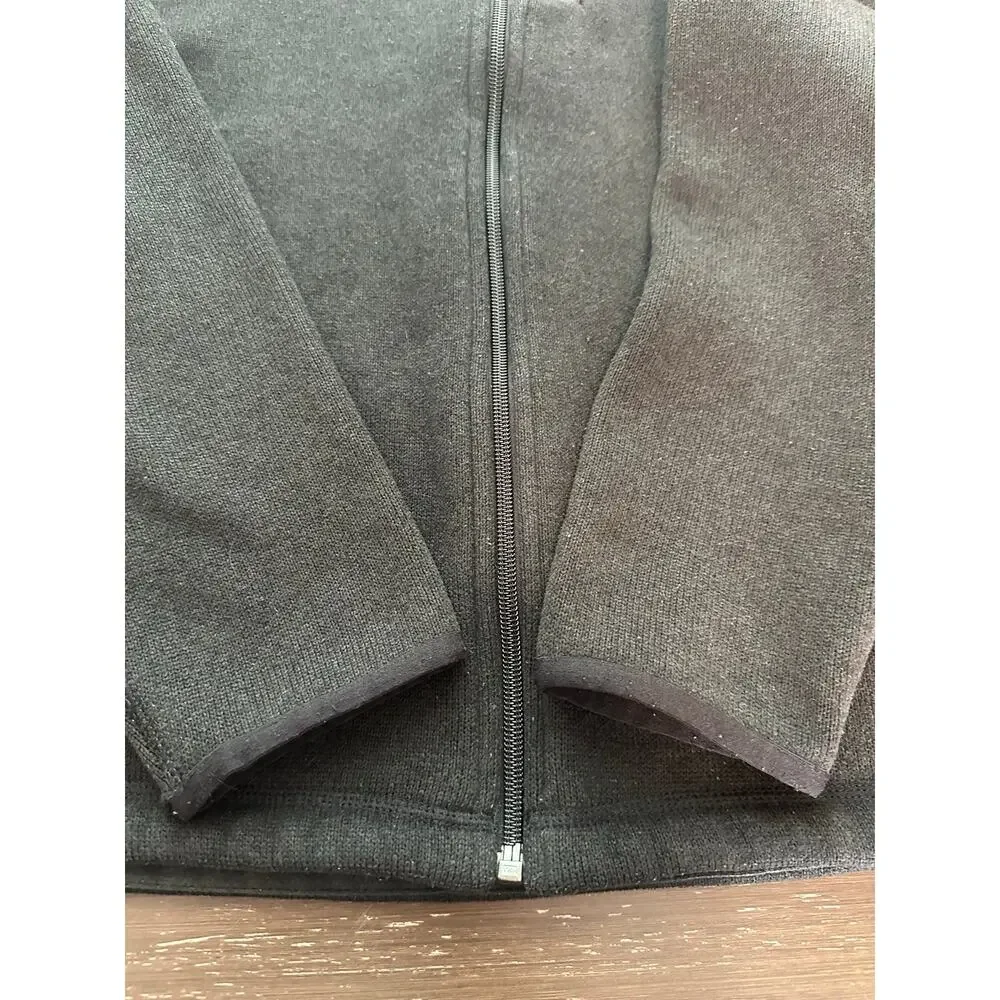The North Face Men’s Medium Black Full Zip Fleece Jacket Zip Pockets Outdoor